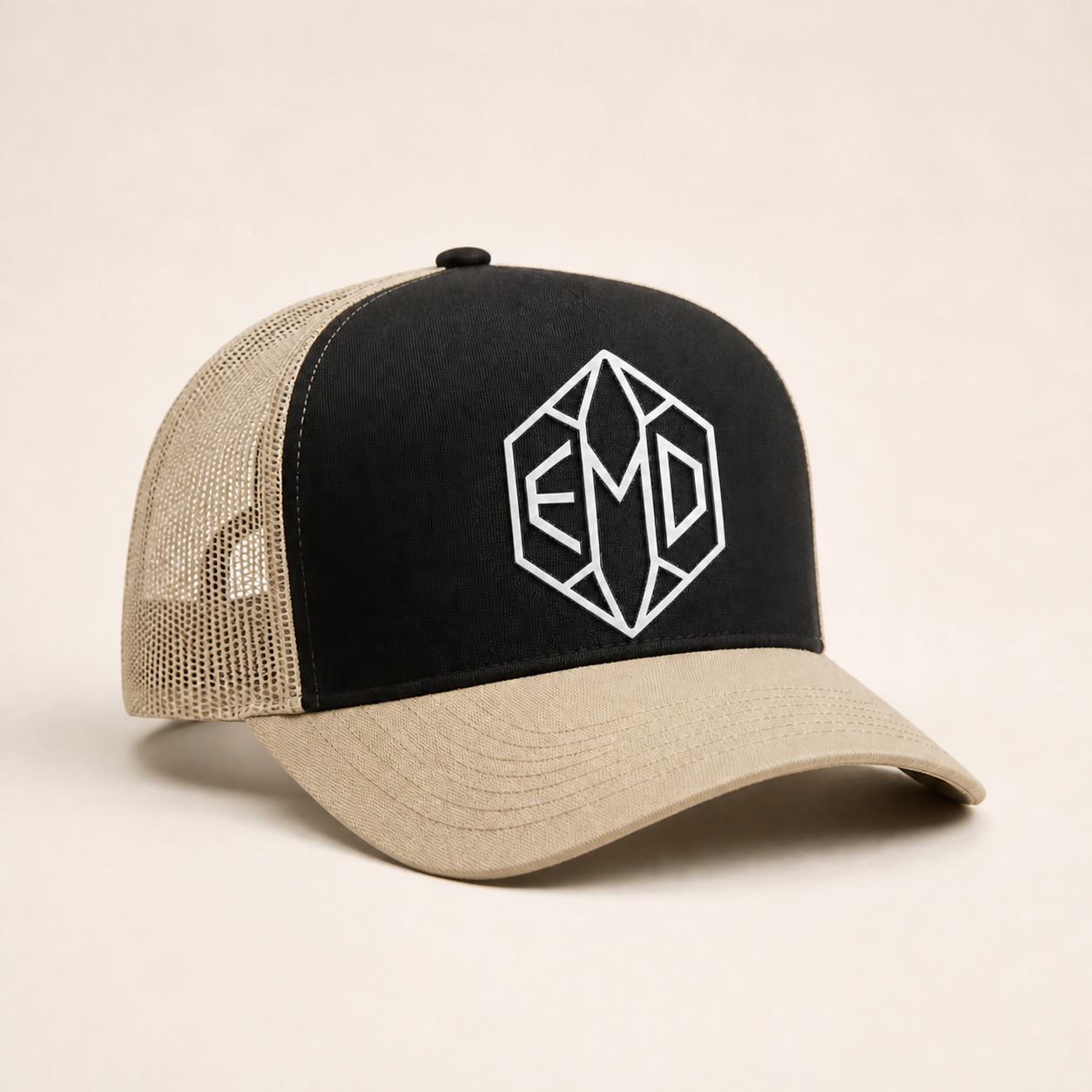 Bone Emerald - EMD Diamante Outline - Preto Bege