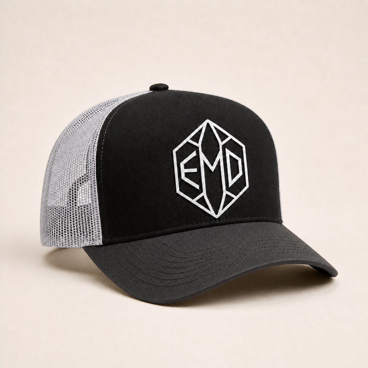 Bone Emerald - EMD Diamante Outline - Preto Cinza