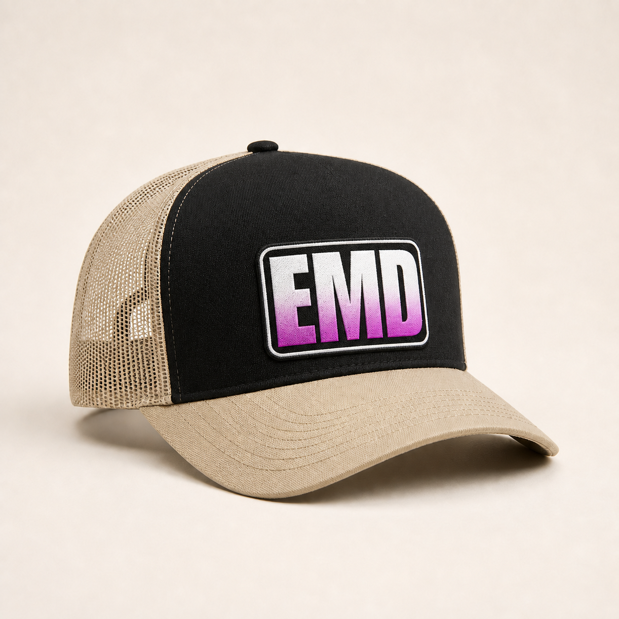 Bone Emerald - EMD Retangulo Gradiente - Preto Bege