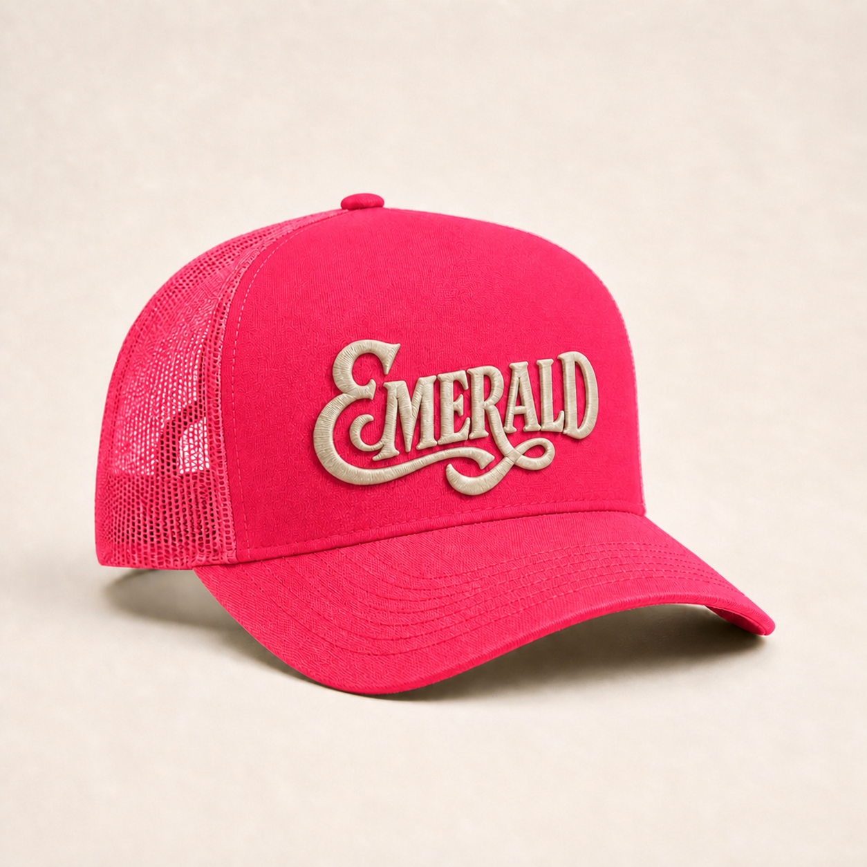 Bone Emerald - Emerald Script Sombra - Rosa Pink