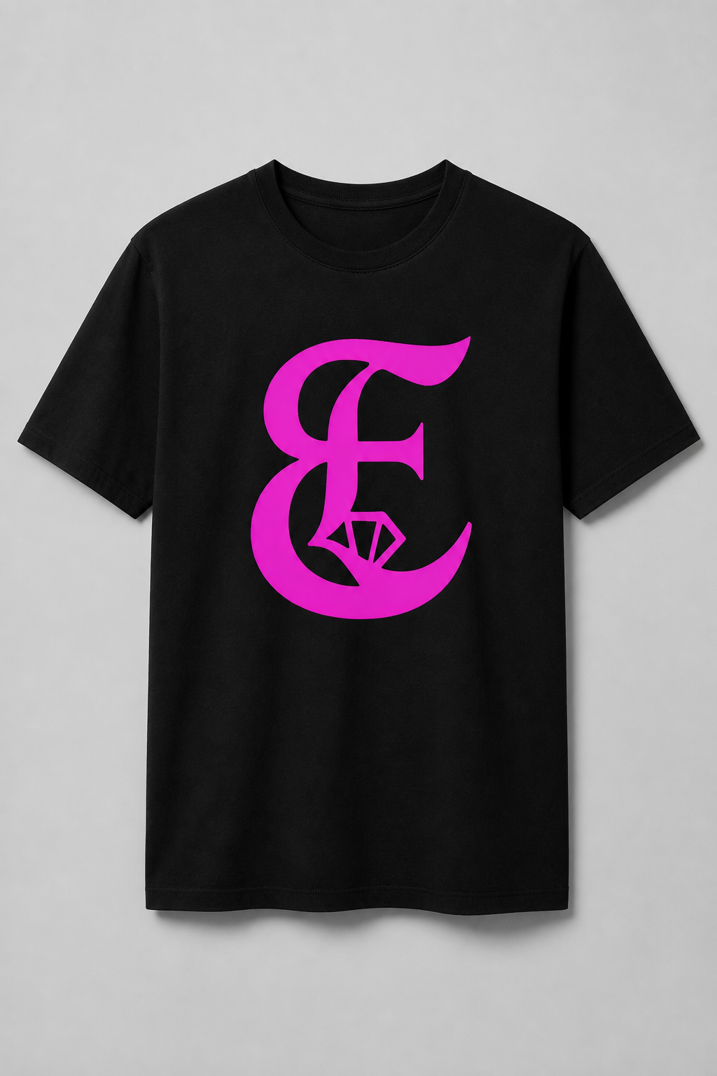 Camisa Emerald - E Diamante Rosa - Preto