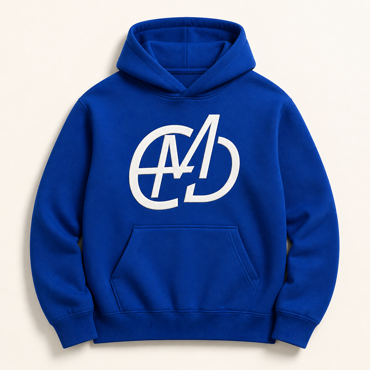 Moletom Emerald - EMD Monograma Branco - Azul